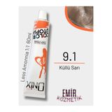 onix Düşük Amonyaklı Saç Boyası 60ml Küllü Sarı 9.1
