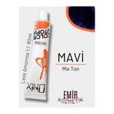 onix Düşük Amonyaklı Saç Boyası 60ml Mix Ton Mavi