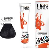 Onıx Saç Boyası 1.1- Mavi Siyah 60 Ml