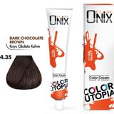 Onıx Saç Boyası 4.35 Koyu Çikolata Kahve 60 Ml