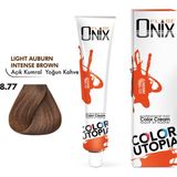 Onix Saç Boyası 8.77 - Açık Kumral Yoğun Kahve 8.77 60 ml