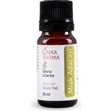 Onka Farma %100 Saf Misk Adaçayı Yağı 10 ml Doğal Uçucu Yağ Aromaterapi ve Cilt Bakımı İçin