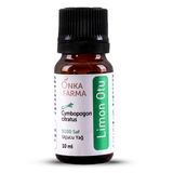 Onka Farma Limon Otu Uçucu Yağ%100 Doğal Saf Katkısız Aromaterapi Cilt Bakım Yağı Buhurdanlık Kokusu 10 ml