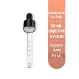 OnkaFarma Onka Farma 30 ml Cam Damlalıklı Metal Kapak 1 Adet 30 ml Şişeye Uygun Ölçekli