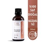 OnkaFarma Onka Farma Makademya Yağı - %100 Saf Macadamia Cadı Fındığı Yağı - 50 ml