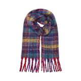 ONLADRIANE LIFE CHECK SOFT SCARF CC Kadın Kırmızı Atkı - 15350141