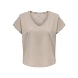 ONLASIA S/S V-NECK TOP CC JRS Kadın T-Shirt 15339794