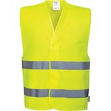 Onlayn Ticaret Ikaz Yeleği (Sarı) - Gri - Sarı