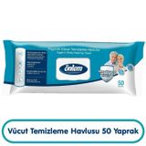Önlem 50 Yaprak Hijyenik Vücut Temizleme Havlusu
