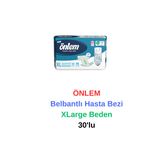 ÖNLEM - Belbantlı Hasta Bezi XLarge Beden 30'lu