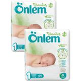 Önlem Botanika Bebek Bezi 1 Numara Yenidoğan 2-5 kg Bantlı Bez 128 Adet - 1 Beden (2 - 5 kg) / 208 Adet