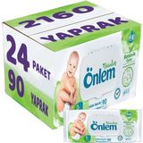 Önlem Botanika Özlü Plastik Kapaklı 24x90 Adet Bebek Islak Mendil