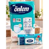 Önlem Hasta Bezi Bir Adet Vücut Temizleme Havlusu L Beden