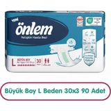 Önlem Hasta Bezi L Beden 30X3 90 Adet - Beyaz