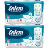 Önlem Tekstil Yüzey Large Büyük 60 Adet Bel Bantlı Hasta Bezi