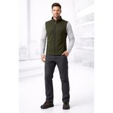 Önlemiş Önlem Iş | Erkek Softshell Yelek – Koyu Haki Suya Dayanıklı Fermuarlı Cepli Outdoor & Iş Yeleği - 2XL