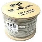 Onli 2+1 1X0.22 Mini Coax 2x0.22 mm x 500 mt CCTV Kamera Kablosu