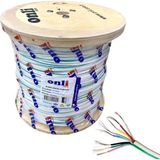 Onli Dt8 Alarm Diafon Kablosu 0.22MM 8canlı 500METRE - Beyaz