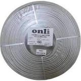 Onli ON-2201 2+1 1x0,22 Mini Coax 2X0,22MM 250 Metre Cca Kamera Kablosu (Kdo) - Tek Ebat - Standart