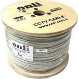 Onli ON-2201 2+1 1x0,22 Mini Coax 2X0,22MM 500 Metre Cctv Kamera Kablosu (Kdo) - Tek Ebat - Standart