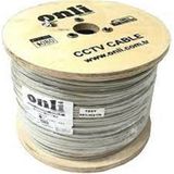 Onli On-2201 2+1 1X0,22 Mini Coax 2X0,22Mm 500 Metre Cctv Kamera Kablosu (Kdo)
