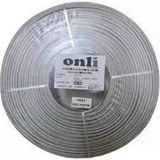 Onli On-5002 2+1 Pe 1X0,50 Mini Coax 2X0,50Mm 100 Metre Dış Ortam Cca Kamera Kablosu (Kdo)