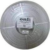 Onli On-5002 2+1 Pe 1X0,50 Mini Coax 2X0,50Mm 250 Metre Dış Ortam Cca Kamera Kablosu