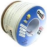 Onli ON-8001 Rg6-U6 100 Metre Anten Uydu Kablosu 96 Tel 1,02 Ccs-Al Yüksek Performans