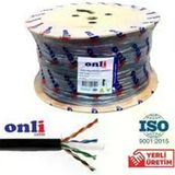 Onli U-Utp 24 Awg Cca-Eco 305 Metre Cat6 Kablo