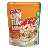 Onlife Yer Fıstıklı Karamel Parçacıklı Ve Hurmalı Müsli 350Grx2 Paket