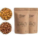 Online Çiftçi 1 kg Çiğ İri Fındık + Çiğ Yerli Badem
