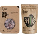 Online Çiftçi Kudüs Hurması 200GR ve Çiğ Badem 400GR Ikili Set - 600 gr