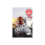 Online Kapında Lüks 6 Adet Mika Origami Şekilli Kristal Şeker Baharat Kaşığı Reçel Kaşığı 16cm