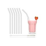 Online Kapında Lüks Fırçalı Eğik Cam Pipet Isıya Dayanıklı Termisil Cam Pipet 21Cm 6Adet