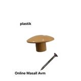 Online Masall AVM Bohem kulp plastik ( 1 adet ) kahve rengi dolap,şifonyer,komidin,vestiyer,konsol,mutfak dolabı