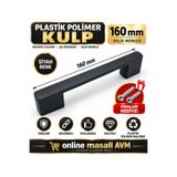 Online Masall AVM MASALL köprü 160mm plastik kulp dolap,şifonyer,komidin,vestiyer,konsol ve mutfak dolabı