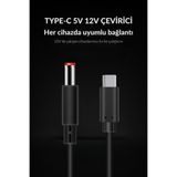 online shopping dsg store Süperbox Powerbank Kablosu Type-c 3A 5v 12v Dönüştürücü
