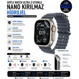 onlinekordon Apple Watch Ultra 3 Uyumlu 49MM Nano Jel Ekran Koruyucu 2 Adet Darbe Emici Çizilmez Kırılmaz Film - 2 - Flash