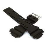 onlinekordon Casio G-Shock GA100 Siyah Silikon Uyumlu Saat Kordonu Yumuşak Kauçuk Malzeme ile Konfor - 16 mm