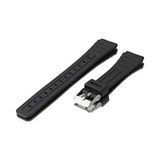 onlinekordon Casio Siyah Renk Silikon Saat Kordonu Kayışı F-91, F-94, F-105 Modelleri İçin Uyumlu
