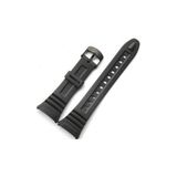 onlinekordon Siyah Casio W96 H Silikon Saat Kordonu Kauçuk Malzeme ile Modern Stil ve Rahat Kullanım Sağlar