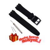 onlinekordon Swatch Suob702 Uyumlu 20mm Silikon Saat Kordonu
