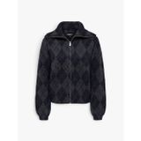 Onlmaroon Ls Zıp Collar Cardıgan Knt Kadın Mavi Hırka - 15358211