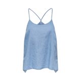 ONLNOVA AZURE ELBA SINGLET PTM Kadın Mavi T-Shirt - 15343005