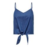 Onlnova Azure Knot Sınglet Ptm Kadın Mavi T-Shirt - 15343004