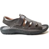Onlo Ayakkabı DK.0918 Hakiki Deri Anatomik Erkek Sandalet - Kahverengi