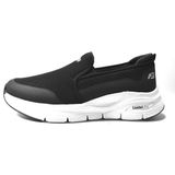 Onlo Ayakkabı Fz.910 Siyah Bağsız Anatomik Günlük Spor Erkek Sneaker Ayakkabı - 00Siyah-Beyaz