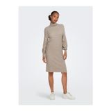 Onlsasha L/S Rollneck Dress Knt Noos Kadın Kahverengi Elbise - 15309197
