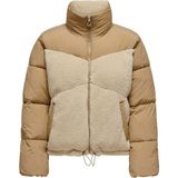 Onlsıena Teddy Mıx Kadın Şişme Mont - Kahverengi