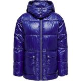 Onlsky Oversızed Puffer Jacket cc Otw Kadın Clematis Blue Night Sky Mont - 15321847